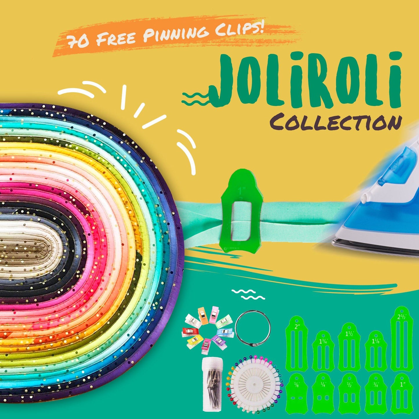 JoliRoli Sasher Collection(70 Free Pinning Clips)